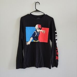 My Hero Academia Shoto Todoroki Long Sleeve Tee